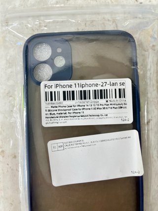2 Fundas Silicona iPhone 11