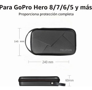 Estuche Rígido Telesin Pro Ampliable