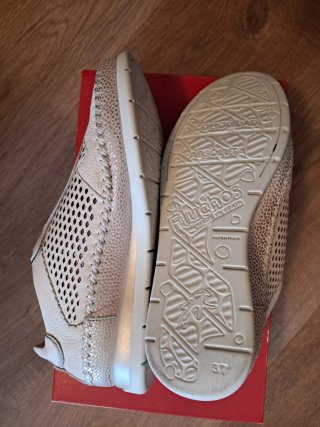 Zapatos Fluchos Mujer Beige Talla 37
