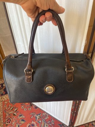 Borsa bauletto Nannini in  pelle nera