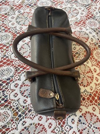 Borsa bauletto Nannini in  pelle nera