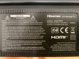 Televisor Hisense Negro