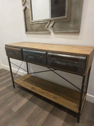 Mueble Consola Estilo Industrial