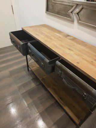 Mueble Consola Estilo Industrial