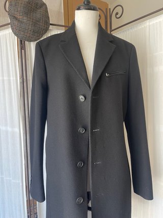 Cappotto uomo nero