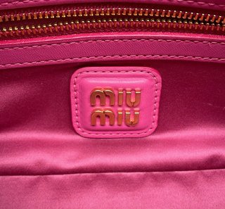 Borsa Miu Miu Arcadie Matelassé Rosa Oro