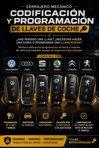 Codificación programación llaves y del kilometraje