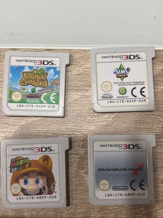 Lotes de juegos Nintendo 3DS con su caja original