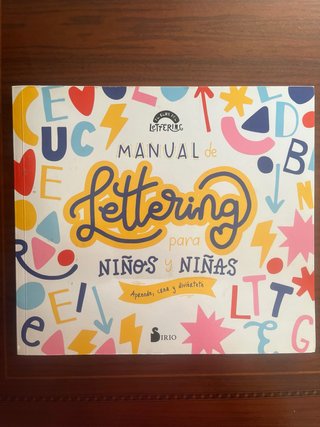 Manual de lettering para niños y niñas Aprende,...