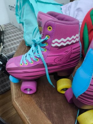 Patines de niña Disney morados