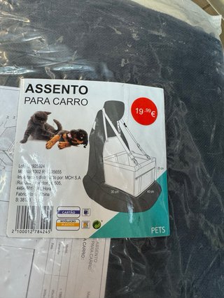 Cadeirinha Pet Assento Carro Gato Cão Transp