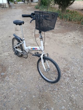 Bicicleta Plegable Urbanbike Blanca