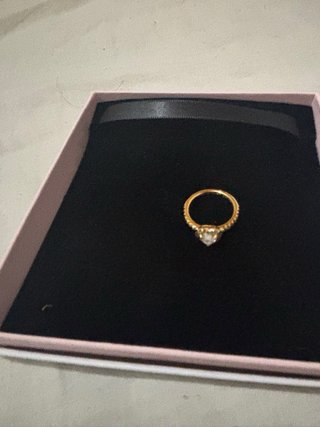 Anillo Pandora Corazón Brillante