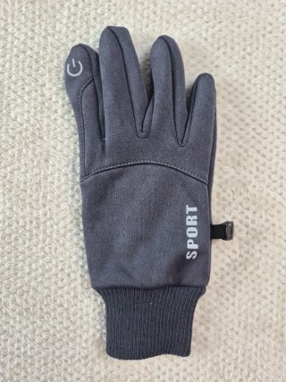 Guantes deportivos táctiles con forro polar ligero
