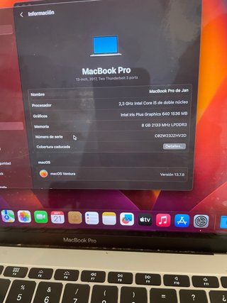 Portátil Apple MacBook Pro