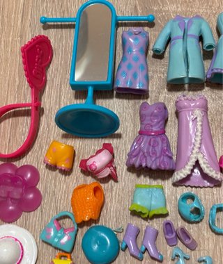 Lote Ropa y Accesorios Polly Pocket