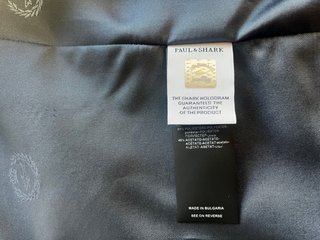 Chaleco Paul & Shark Hombre Talla XL Negro