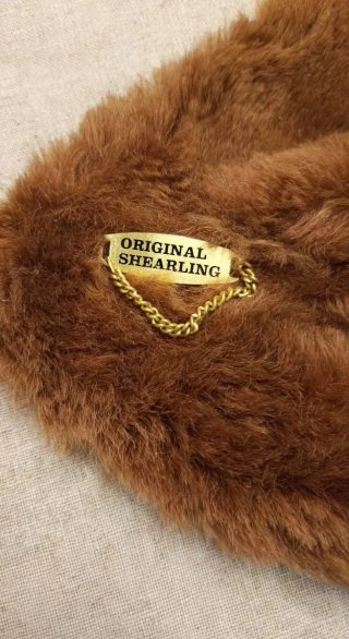 Shirling Originale Vintage Cappotto Marrone