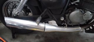 Suzuki Intruder Cruiser Negra/Plateada