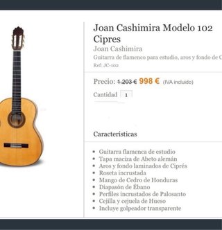 Guitarra Clásica Juan Casti Mirz Mod. 102