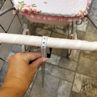 Es grande! Cochecito carrito de muñecas rosa