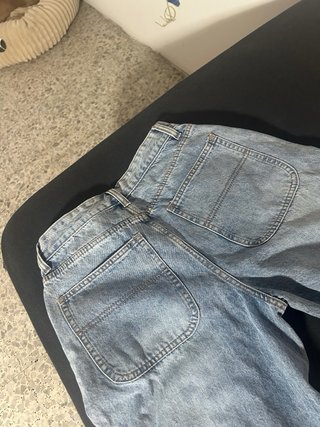 Jeans a vita alta mai indossati lavaggio chiaro