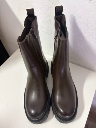 Stivaletti donna marrone zip tg 37 nuovo