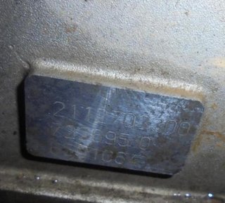 Mercedes 2112703300 caja cambios c 180 1.8 g 64962