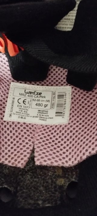 Casco Esquí Snowboard Wed'ze Rosa Talla M