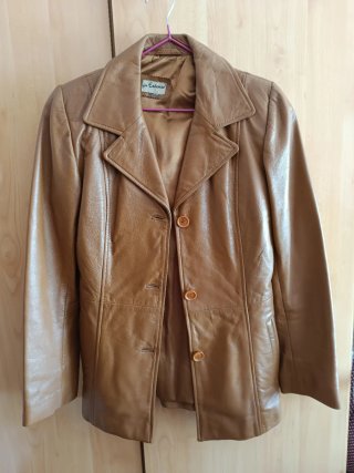 Chaqueta de cuero In Extenso marrón
