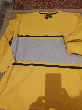 Maglia Chaps Ralph Lauren vintage gialla