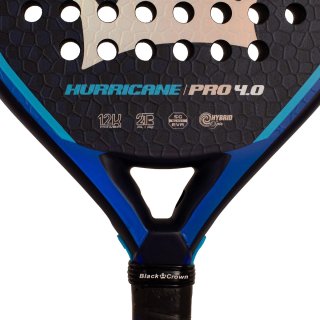 Pala de pádel Black Crown Hurricane Pro 4.0
