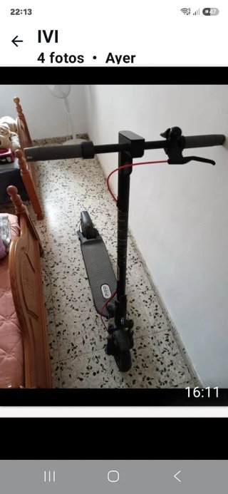 Patinete eléctrico PRO 5 sin cargador