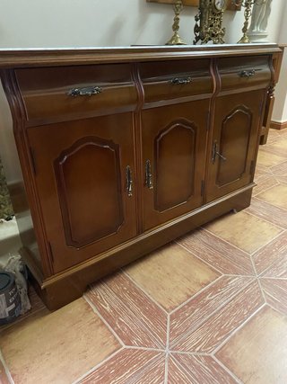 Entradita recibidor madera y mármol