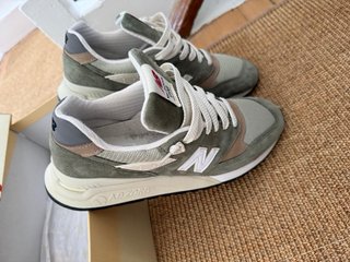 Zapatillas New Balance 998 Hombre Beige/Verde