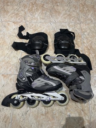 Patines Oxelo con protecciones talla 38