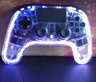 Consola PS4 + Mando Transparente Retroiluminado