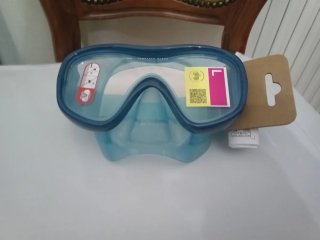 Maschera subacquea blu