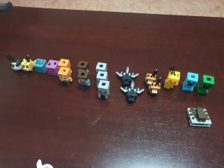 Muñecos Minecraft Kinder Joy