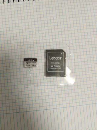 Lexar Tarjeta Micro SD 128GB C10/UHS-I + Adaptador