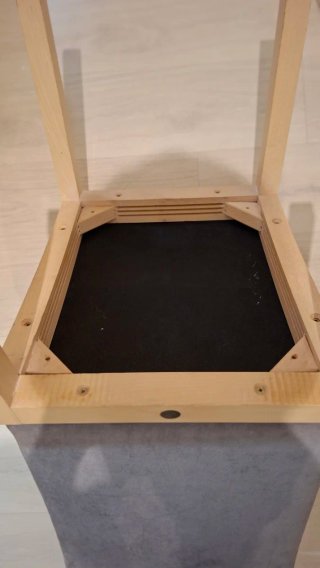 Juego de 2 Sillas Comedor Tapizadas Madera