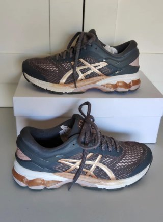 Zapatillas Asics Gel-Kayano 26 Metropolis/Oro rosa