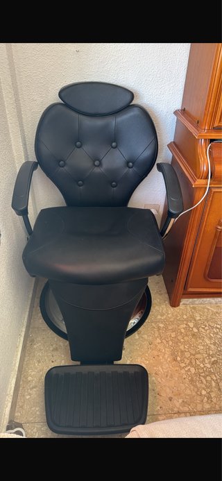Sillón Peluquería Negro