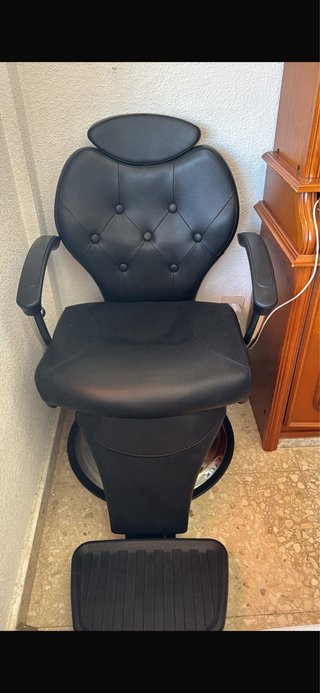 Sillón Peluquería Negro