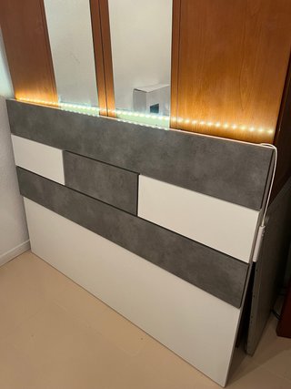 Cabecero cama 150cm con luz integrada