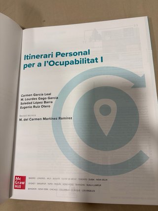 Itinerari personal per a l'ocupabilitat I, CF T...