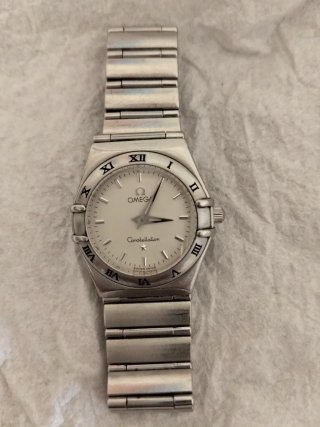 Omega Constellation Reloj de Plata y Blanco
