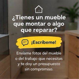 Montaje de muebles IKEA y pequeñas reparaciones