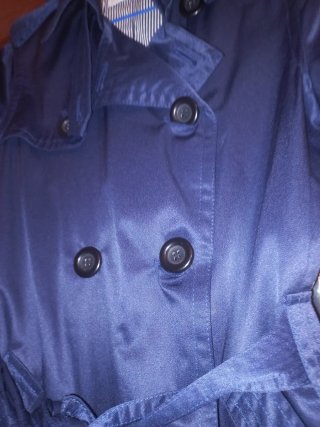 Gabardina azul