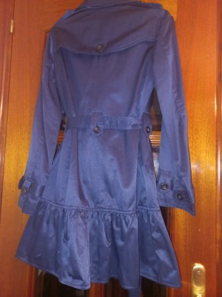 Gabardina azul